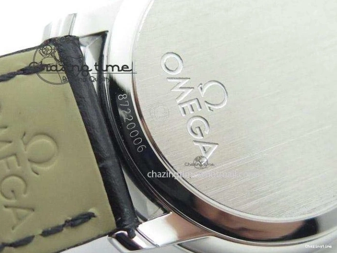 0719 De Ville MK 1:1 Best Edition SS Black Dial On Black Leather Strap A Unisex 8261